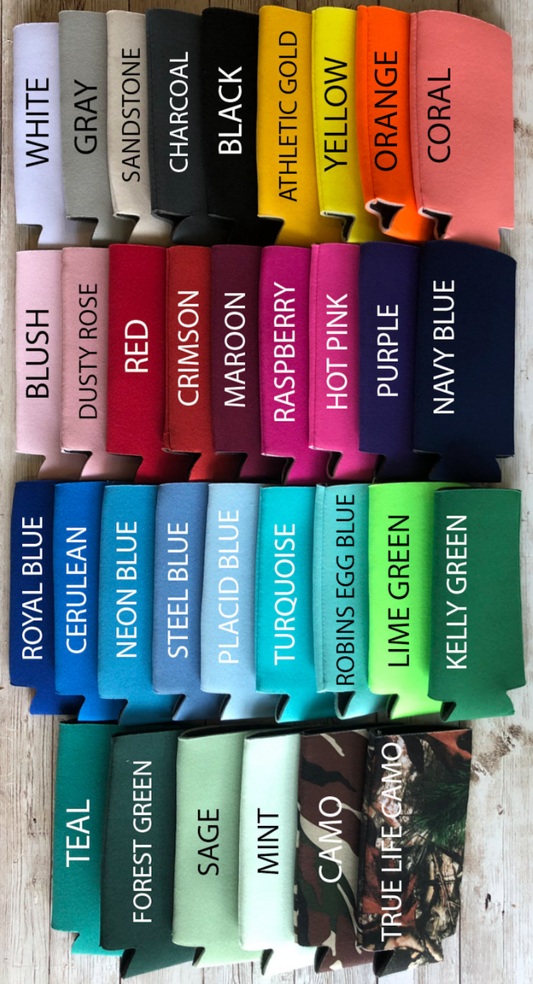 Foam Slim Can Coolers