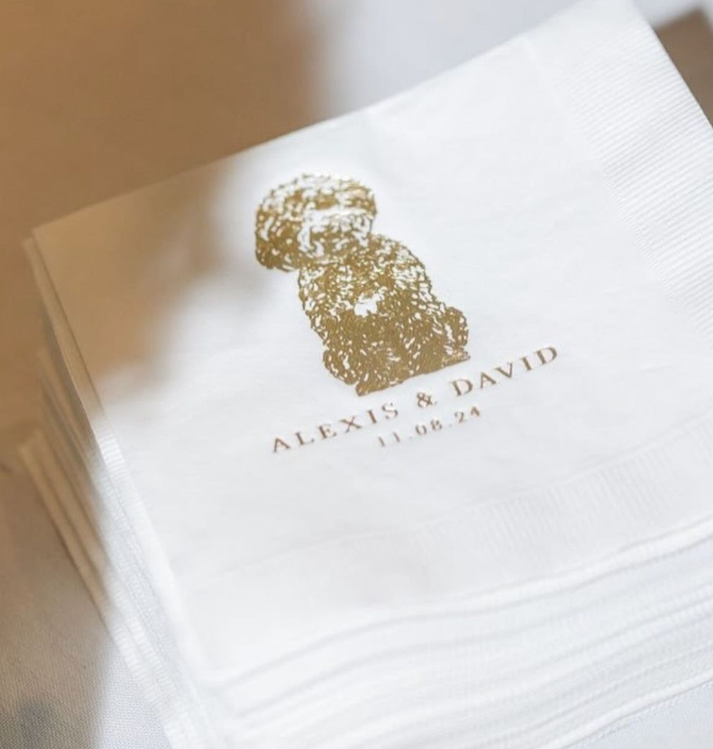 Custom Foil Beverage Napkins