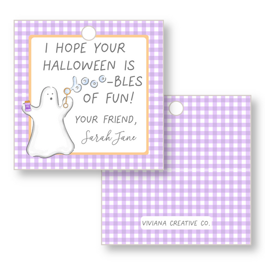 Boo-bles of Fun Halloween Tag