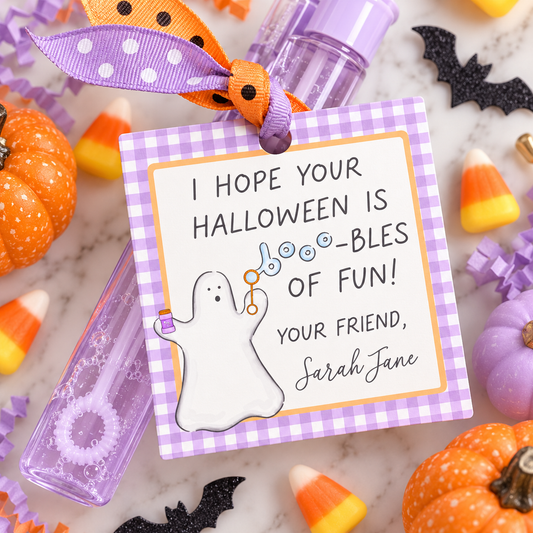 Boo-bles of Fun Halloween Tag