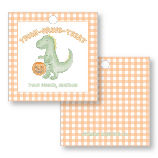 Trick-Rawr-Treat Halloween Tag
