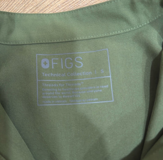 Figs Olive Jogger Scrub Set