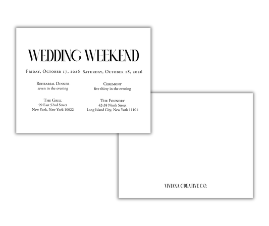 Noir Moderne Details Card