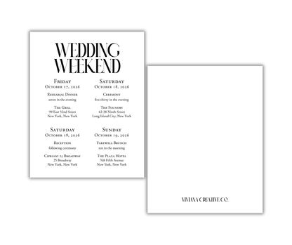 Noir Moderne Details Card