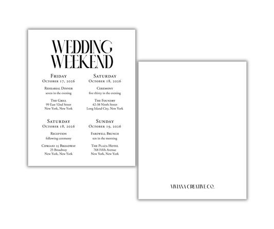 Noir Moderne Details Card