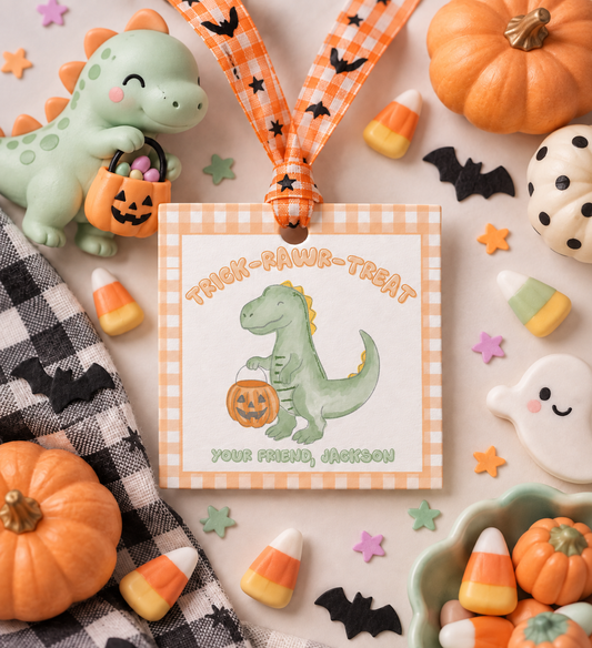 Trick-Rawr-Treat Halloween Tag