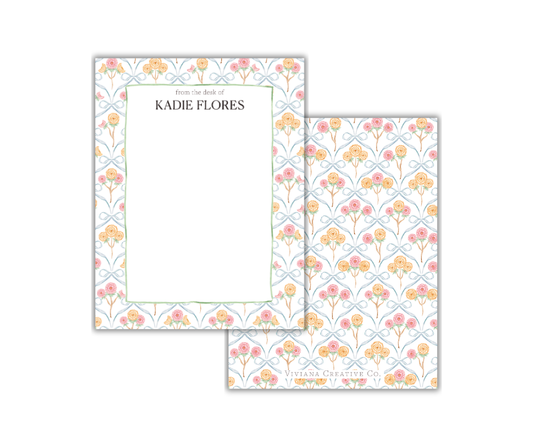 Full Bloom Vertical Notecards