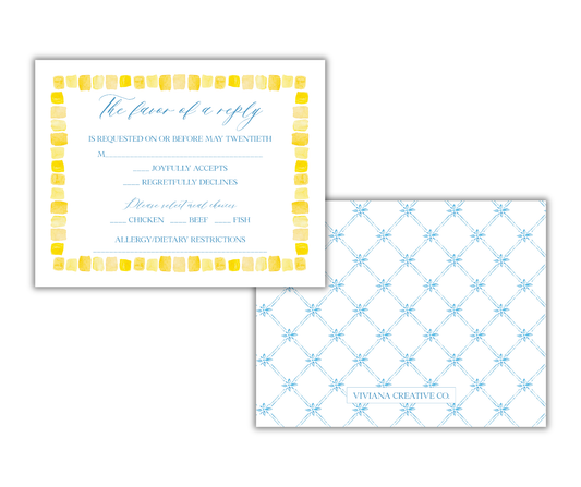 Villa Limoné Response Card