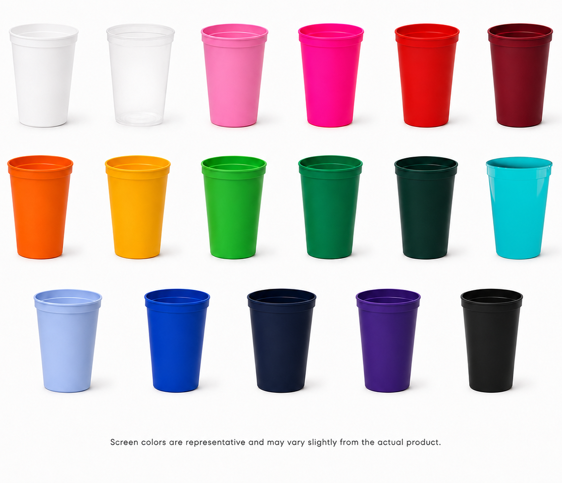 Custom Vinyl Stadium Cups