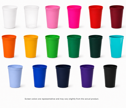 Custom Vinyl Stadium Cups